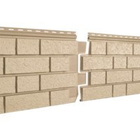 Фасадные панели Стоун Хаус S-Lock Клинкер Песочный