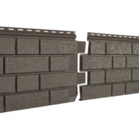 Фасадные панели Стоун Хаус S-Lock Клинкер Бежевый