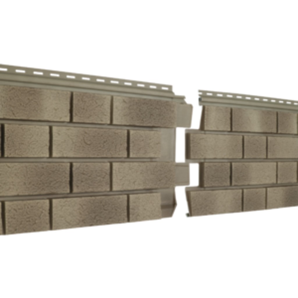 Фасадные панели Стоун Хаус S-Lock Клинкер Балтик Пустыня