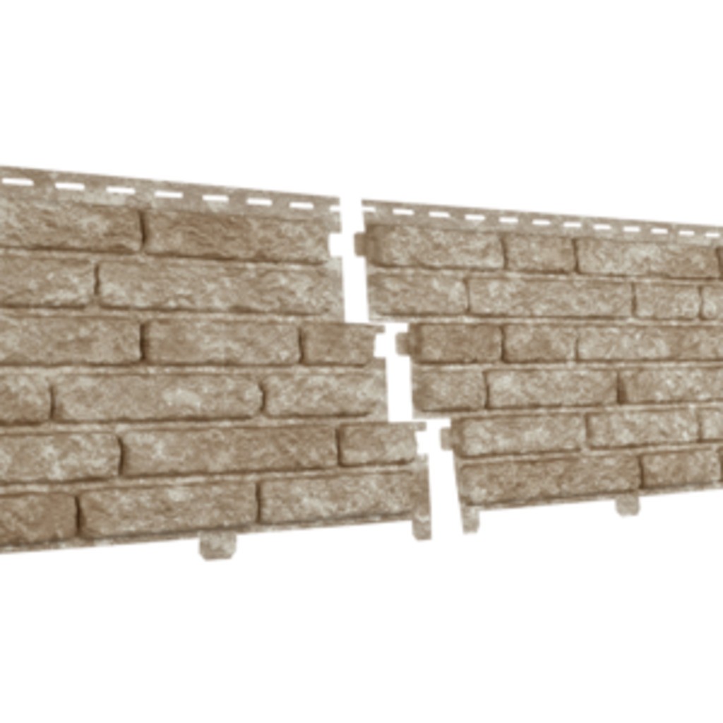 Фасадные панели Стоун-хаус Кварцит Светло-бежевый