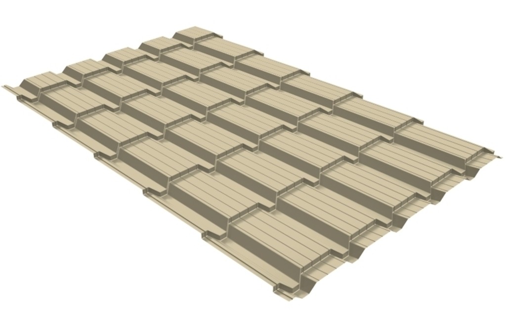 Металлочерепица Верховье квадро профи Grand Line 0,5 Satin