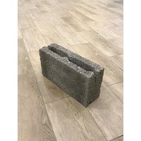 Керамзитобетонный блок перегородочный 120мм КБП-ПС12 (390-190-120)