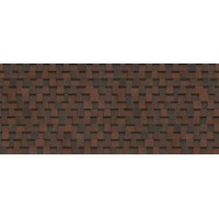 Ламинированная черепица Docke PIE DRAGON STANDARD / Темно-коричневый
