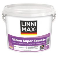Краска силиконовая для наружных работ LINNIMAX Silikon Super Fassade / Силикон Супер Фасад База 1 2,5 л