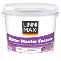 Краска силиконовая для наружных работ LINNIMAX Silikon Master Fassade / Силикон Мастер Фасад База 1 10 л