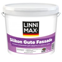 Краска силикон модифицированная для наружных работ LINNIMAX Silikon Gute Fassade / Силикон Гуте Фасад База 3 8,46 л