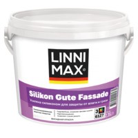 Краска силикон модифицированная для наружных работ LINNIMAX Silikon Gute Fassade / Силикон Гуте Фасад База 3 2,35 л