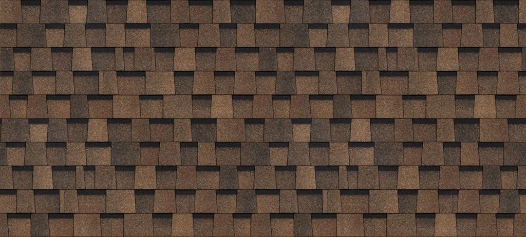 Ламинированная черепица Docke PIE DRAGON LUX / Трюфель