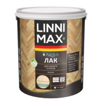 Лак акриловый LINNIMAX Аква Лак для паркета и полов матовый 2,5 л