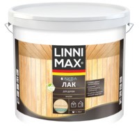 Лак акриловый LINNIMAX Аква Лак для дерева матовый 9 л