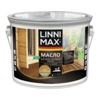 Средство защитно-декоративное для древесины LINNIMAX Масло для террас, лестниц и мебели орех макадамия 2,5 л