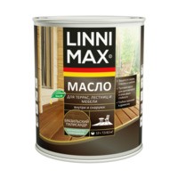 Средство защитно-декоративное для древесины LINNIMAX Масло для террас, лестниц и мебели бразильский палисандр 0,75 л