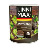 Лессирующий антисептик LINNIMAX Лазурь-гель для дерева Палисандр 0,75 л