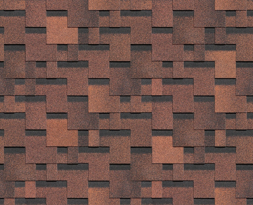 Гибкая черепица Docke PIE PREMIUM/ ГЕНУЯ/ Кофе