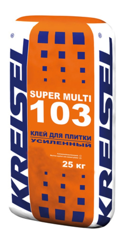 Клей для керамической плитки SUPER MULTI 103 Kreisel