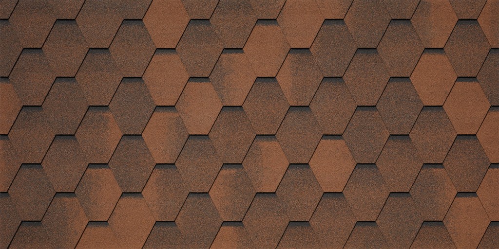 Гибкая черепица TEGOLA / BUSINESS UNICA / UNICA Veneto / Marrone 423