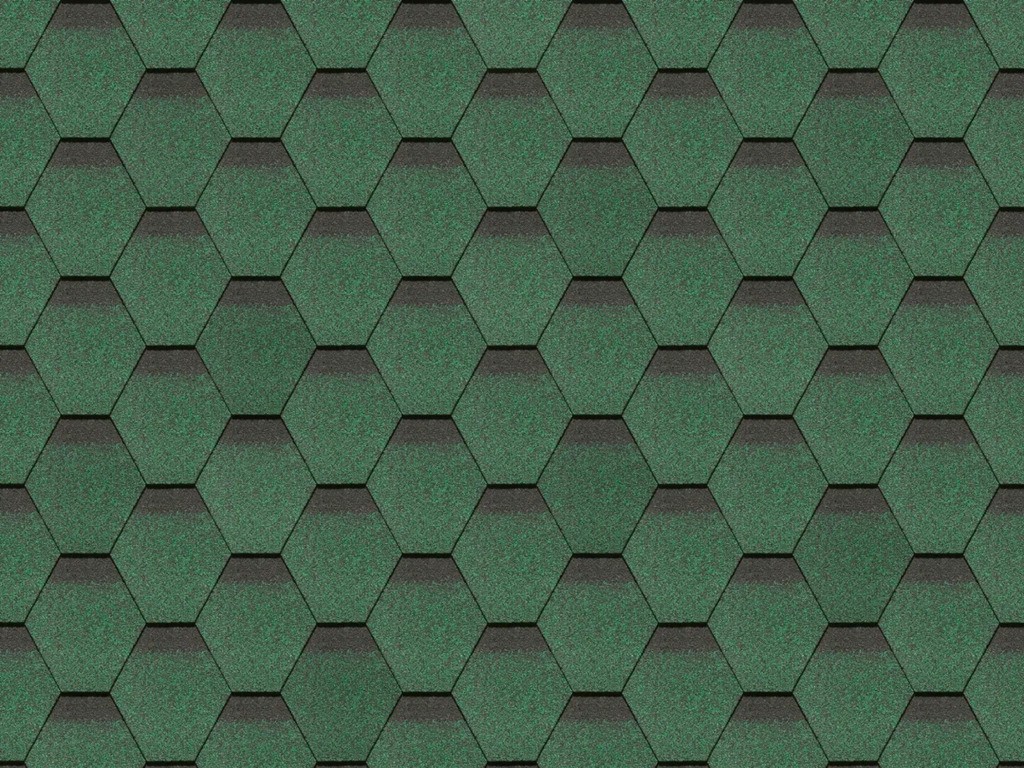 Гибкая черепица Docke PIE STANDARD /СОТА/ Зеленый