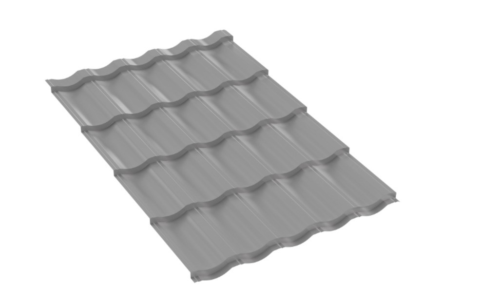 Металлопанель "Андора" RAL7004