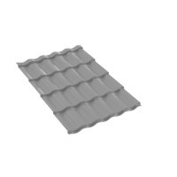 Металлопанель "Андора" RAL7004