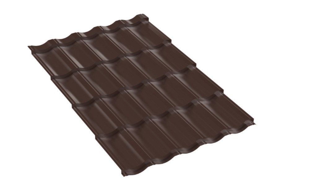 Металлопанель "Андора" RAL8017