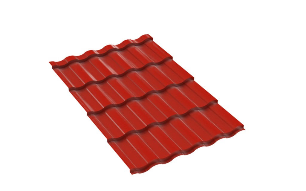 Металлопанель "Гранди" RAL3020