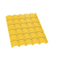 Металлопанель "Каскад-Люкс" RAL1018