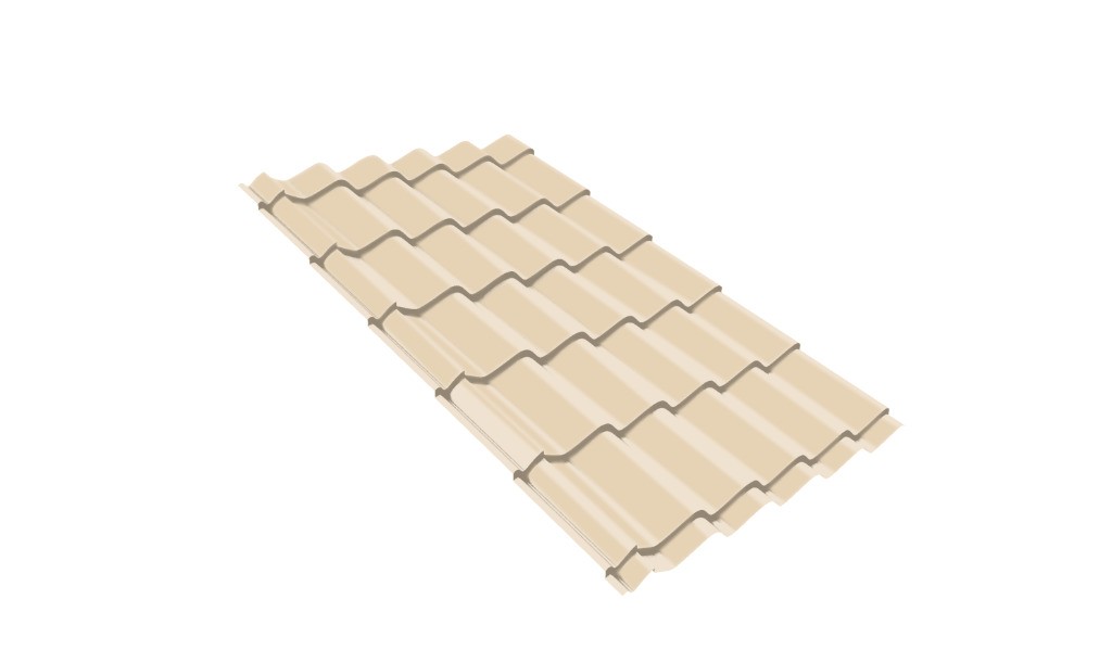 Металлопанель "Модера" RAL1015