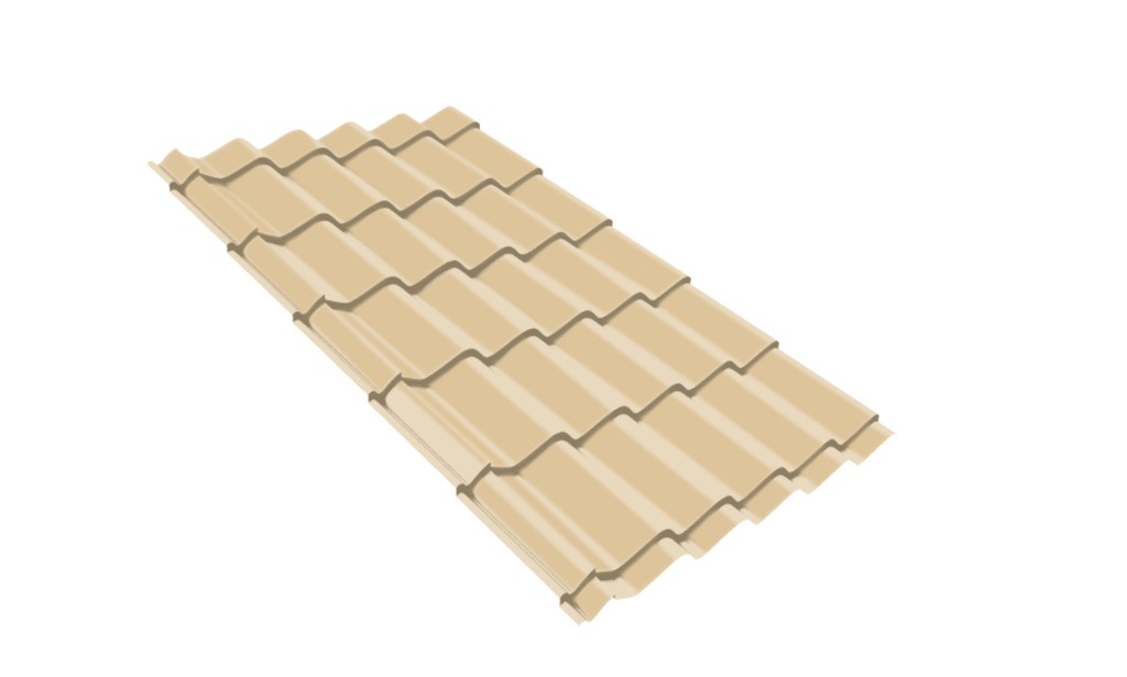 Металлопанель "Модера" RAL1014