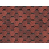 Гибкая черепица Docke PIE EUROPA/ KARAT/ Красный