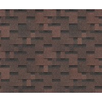 Гибкая черепица Docke PIE EURASIA/ ЛАБИРИНТ / Коричневый