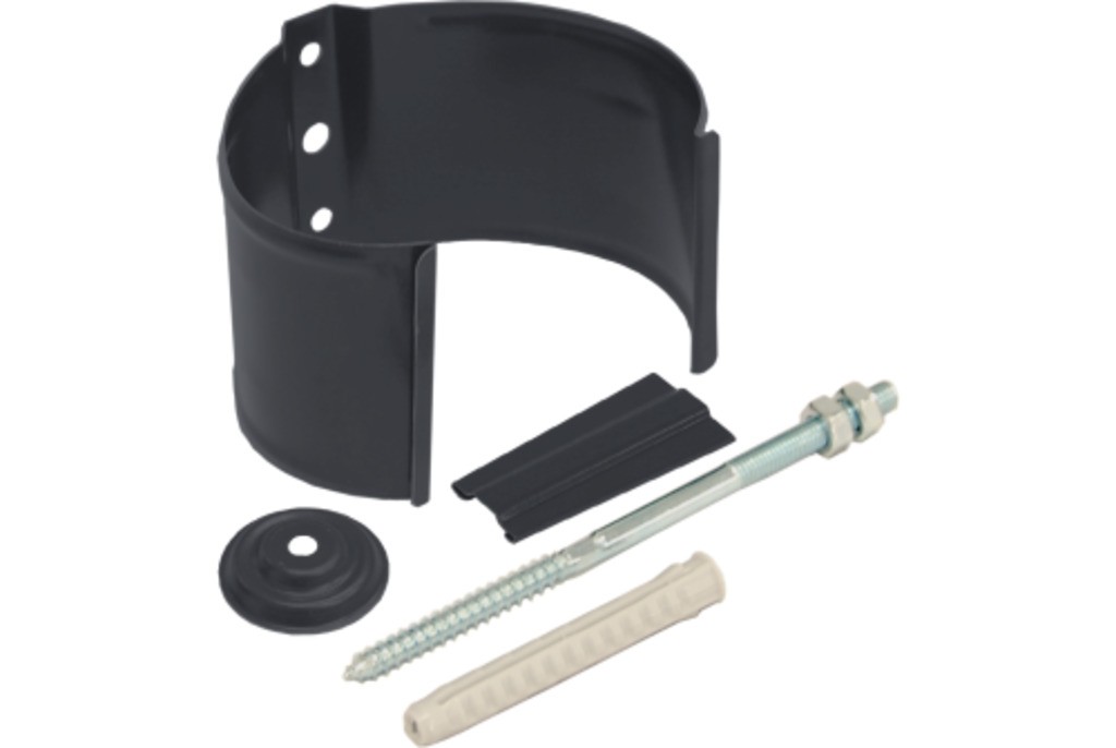 Кронштейн трубы на кирпич 90мм Matte PU