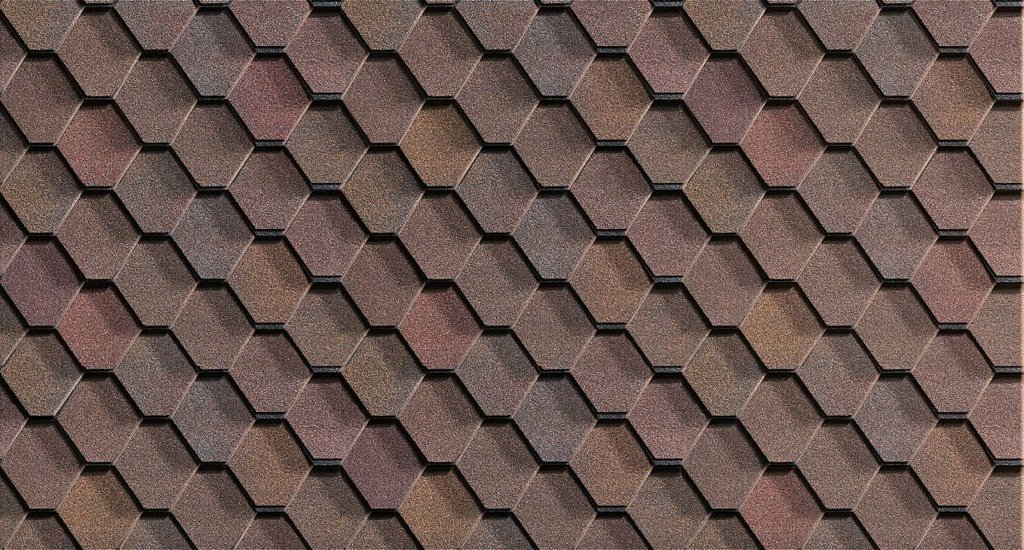 Многослойная черепица ТЕХНОНИКОЛЬ SHINGLAS ,Вестерн, Каньон