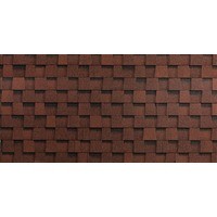 Многослойная черепица ТЕХНОНИКОЛЬ SHINGLAS , Фазенда, Красный