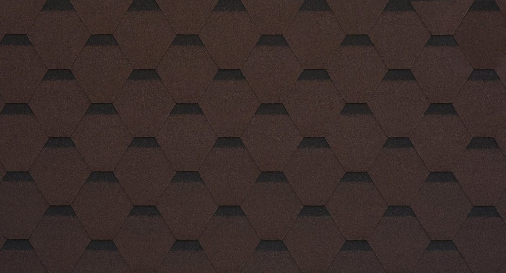 Гибкая черепица ТЕХНОНИКОЛЬ SHINGLAS , Сальса ,Каштан