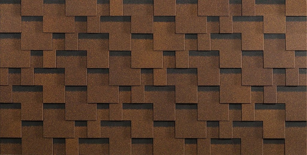 Гибкая черепица ТЕХНОНИКОЛЬ SHINGLAS , Болеро, Терракота