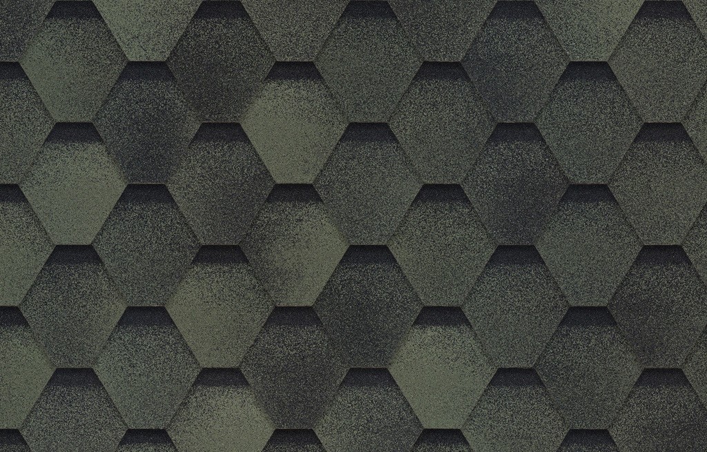 Гибкая черепица ТЕХНОНИКОЛЬ SHINGLAS , Оптима , Зеленый