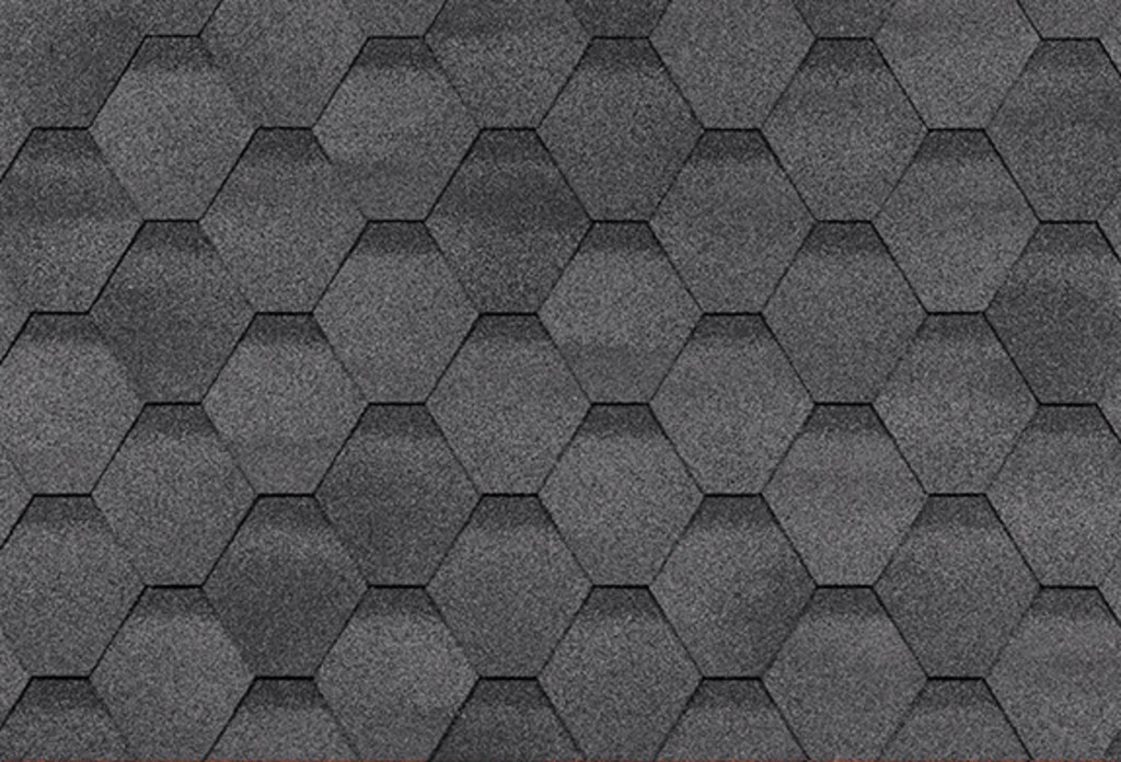 Гибкая черепица ТЕХНОНИКОЛЬ SHINGLAS ,Финская Соната серый