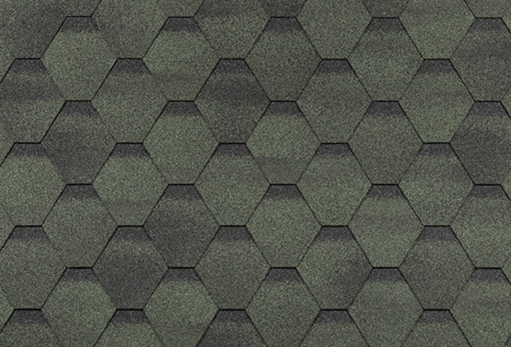 Гибкая черепица ТЕХНОНИКОЛЬ SHINGLAS ,Финская Соната зеленый