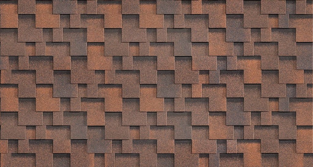 Гибкая черепица ТЕХНОНИКОЛЬ SHINGLAS ,Фокстрот, Кедр