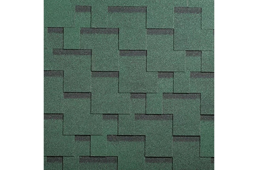 Гибкая черепица ТЕХНОНИКОЛЬ SHINGLAS ,Фокстрот, Эвкалипт