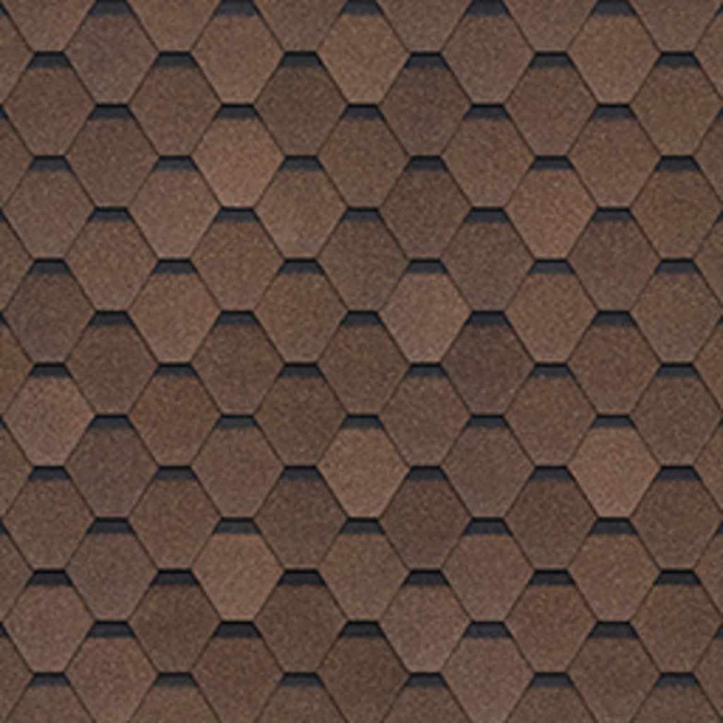 Гибкая черепица ТЕХНОНИКОЛЬ SHINGLAS ,Самба, Янтарь