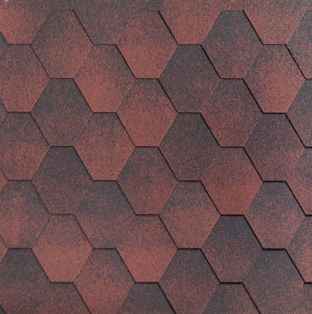 Гибкая черепица Katepal /JAZZY/ Красный