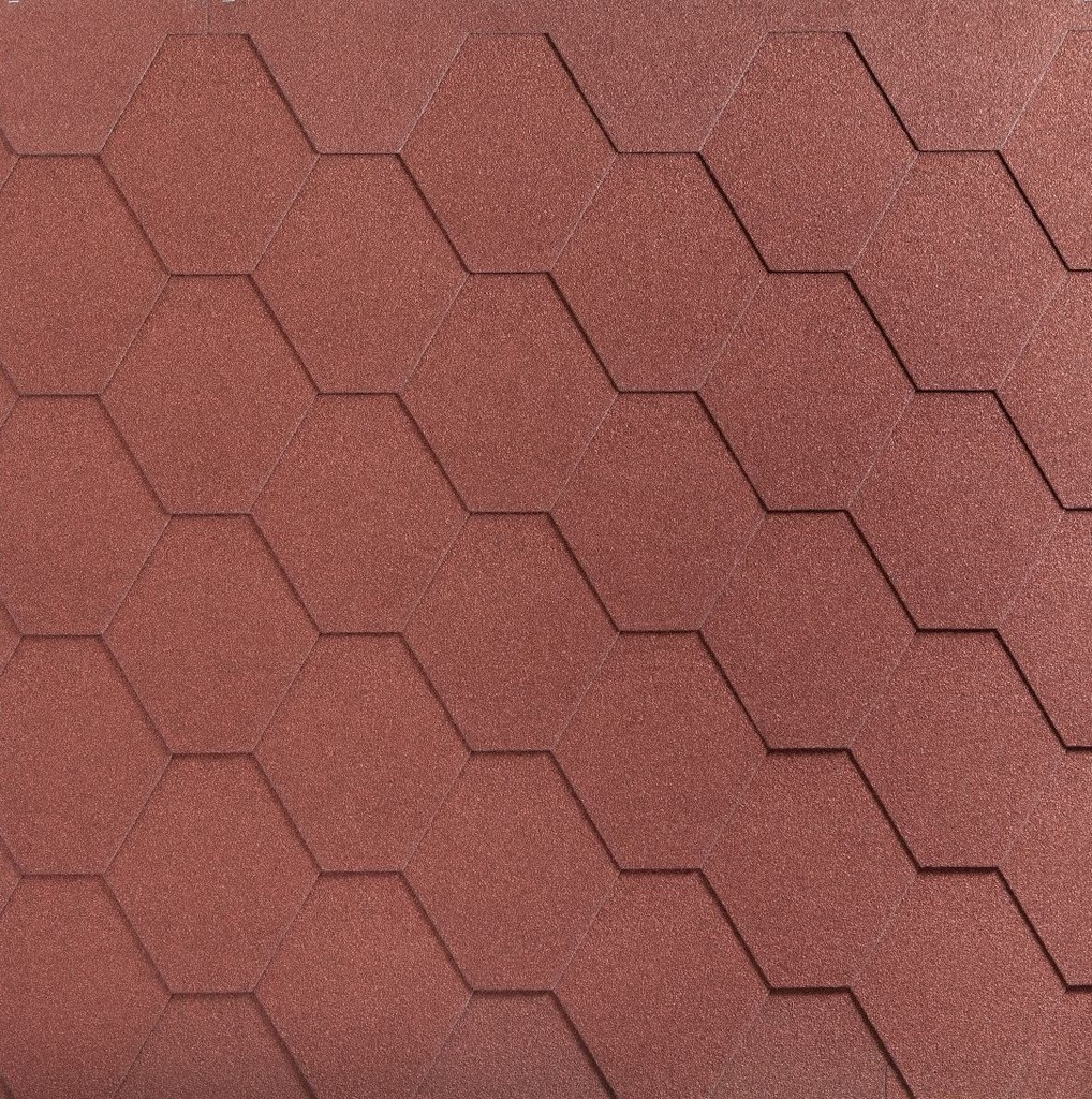 Гибкая черепица Katepal /KL/ Красный