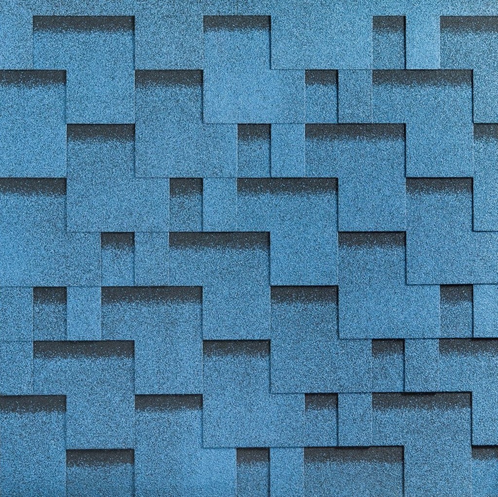 Гибкая черепица Katepal /ROCKY/ Голубая Лагуна