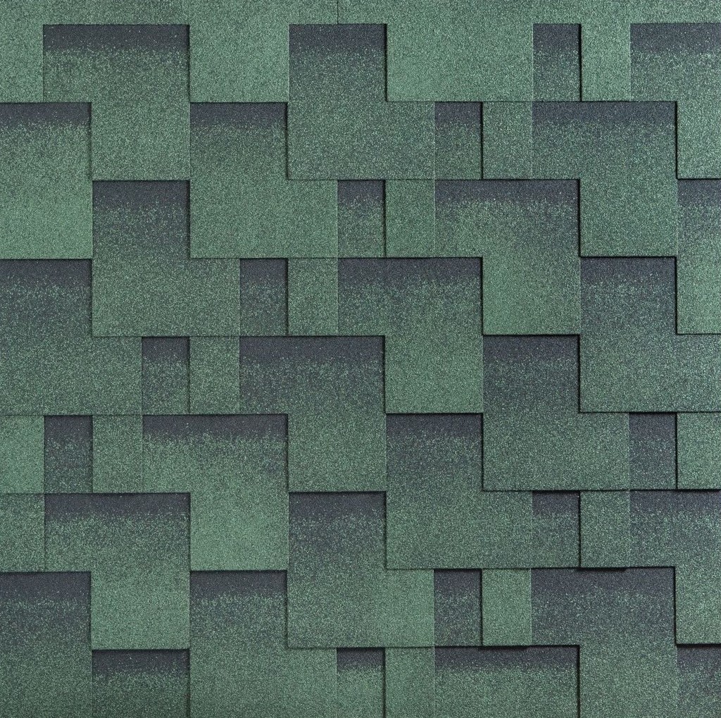 Гибкая черепица Katepal /ROCKY/ Тайга