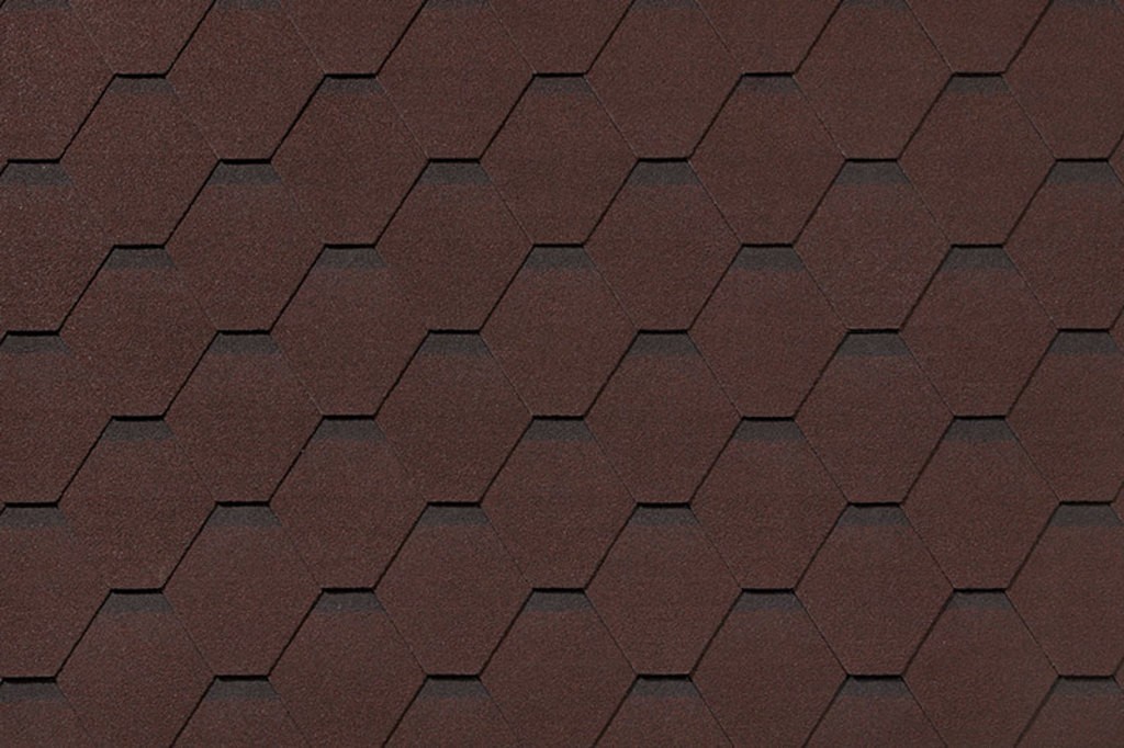 Гибкая черепица ROOFSHIELD/ СТАНДАРТ ПРЕМИУМ/ Коричневый с оттенением