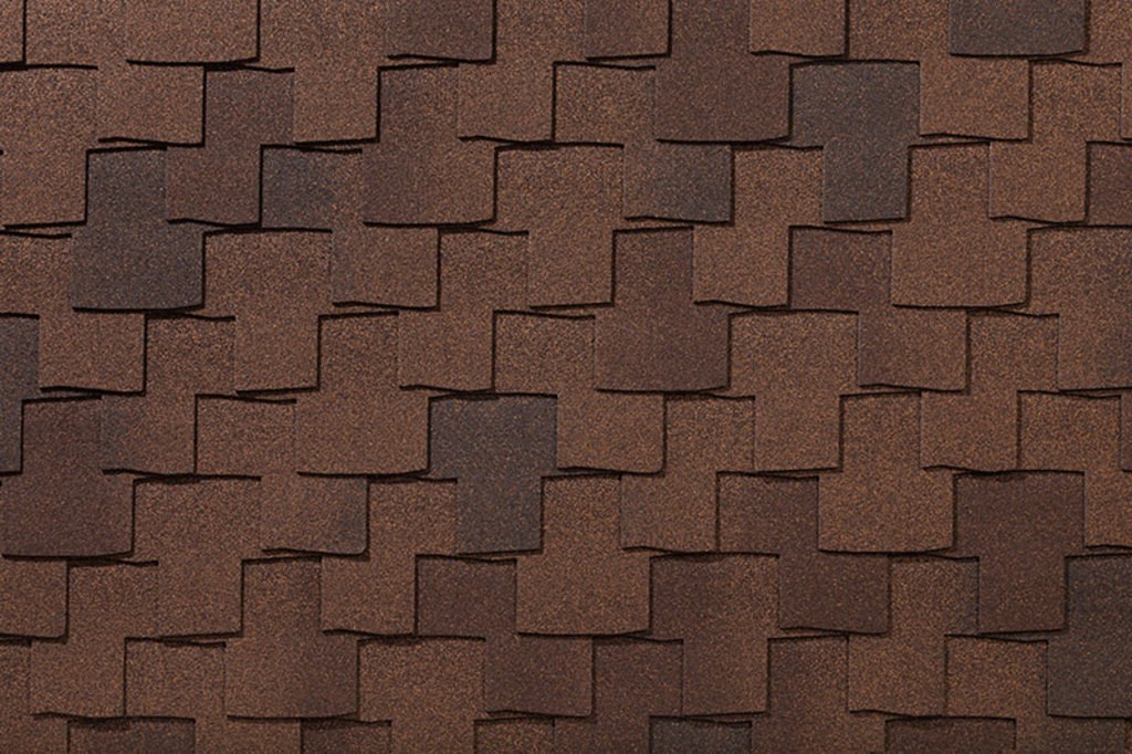 Гибкая черепица ROOFSHIELD/ ФЬЮЖН ПРЕМИУМ/ Мускатный орех