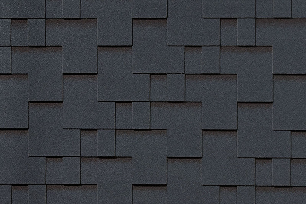 Гибкая черепица ROOFSHIELD/ МОДЕРН ПРЕМИУМ/ Бархатно-черный