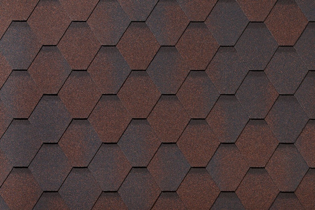 Гибкая черепица ROOFSHIELD/ СТАНДАРТ КЛАССИК/ Медный