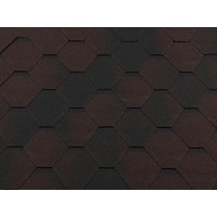 Гибкая черепица ROOFSHIELD/ СТАНДАРТ КЛАССИК/ Коричневый антик